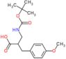 2-[(tert-butoxycarbonylamino)methyl]-3-(4-methoxyphenyl)propanoic acid