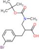 2-[(3-bromophenyl)methyl]-3-(tert-butoxycarbonyl-methyl-amino)propanoic acid