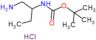 N-tert-butyl-N-[1-(aminomethyl)propyl]carbamat-hydrochlorid