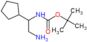 tert-butyl N-(2-amino-1-cyclopentyl-ethyl)carbamate