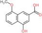 4-Hydroxy-8-methoxy-2-naphthalenecarboxylic acid