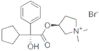 Pyrrolidinium, 3-[(cyclopentylhydroxyphenylacetyl)oxy]-1,1-dimethyl-, bromide, [R-(R*,S*)]-