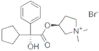 Pyrrolidinio, 3-[(ciclopentilhidroxifenilacetil)oxi]-1,1-dimetil-, bromuro, [R-(R*,S*)]-