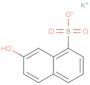 1-Naphthalenesulfonic acid, 7-hydroxy-, potassium salt (1:1)