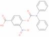 2-nitro-4-carboxyphenyl N,N-*diphenylcarbamate