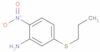 2-nitro-5-(propylthio)aniline