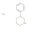 Thiomorpholine, 2-phenyl-, hydrochloride