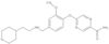 5-[2-Methoxy-4-[[[2-(tetrahydro-2H-pyran-4-yl)ethyl]amino]methyl]phenoxy]-2-pyrazinecarboxamide