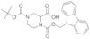 4-Boc-1-Fmoc-2-piperazinecarboxylic acid