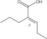 2-Propyl-2(E)-pentenoic acid