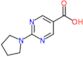 2-pyrrolidin-1-ylpyrimidine-5-carboxylic acid