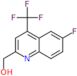 (6-fluoro-4-(trifluoromethyl)quinolin-2-yl)methanol