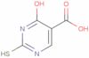 5-carboxy-2-thiouracil free acid