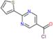 2-(2-thienyl)pyrimidine-5-carbonyl chloride