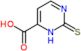 2-thioxo-2,3-dihydropyrimidine-4-carboxylic acid