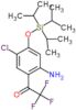 1-(2-amino-5-chloro-4-triisopropylsilyloxy-phenyl)-2,2,2-trifluoro-ethanone