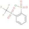 Benzenesulfonyl chloride, 2-[(trifluoromethyl)sulfonyl]-