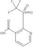 2-[(Trifluoromethyl)sulfonyl]-3-pyridinecarboxylic acid