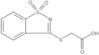 2-[(1,1-Dioxido-1,2-benzisothiazol-3-yl)thio]acetic acid