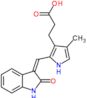 2-[(1,2-Dihydro-2-oxo-3H-indol-3-yliden)methyl]-4-methyl-1H-pyrrol-3-propansäure