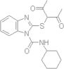 2-[(1-Acetyl-2-oxopropyl)thio]-N-cyclohexyl-1H-benzimidazole-1-carboxamide