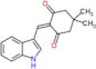 2-(1H-indol-3-ylmethylidene)-5,5-dimethylcyclohexane-1,3-dione