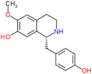 (1R)-1-(4-hydroxybenzyl)-6-methoxy-1,2,3,4-tetrahydroisoquinolin-7-ol