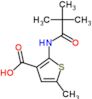 2-[(2,2-dimethylpropanoyl)amino]-5-methylthiophene-3-carboxylic acid