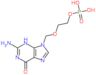 2-[(2-amino-6-oxo-3,6-dihydro-9H-purin-9-yl)methoxy]ethyl dihydrogen phosphate