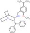 (2S,3S)-2-(diphenylmethyl)-N-[2-methoxy-5-(propan-2-yl)benzyl]-1-azabicyclo[2.2.2]octan-3-amine