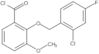 2-[(2-Chloro-4-fluorophenyl)methoxy]-3-methoxybenzoyl chloride