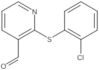 2-[(2-Chlorophenyl)thio]-3-pyridinecarboxaldehyde