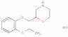 2-[(2-ethoxyphenoxy)methyl]morpholine hydrochloride