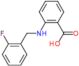 2-[(2-fluorophenyl)methylamino]benzoic acid