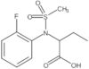 2-[(2-Fluorophenyl)(methylsulfonyl)amino]butanoic acid