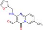 2-[(furan-2-ylmethyl)amino]-7-methyl-4-oxo-4H-pyrido[1,2-a]pyrimidine-3-carbaldehyde