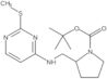 1,1-Dimetiletil 2-[[[2-(metiltio)-4-pirimidinil]amino]metil]-1-pirrolidinocarboxilato