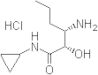 (2S,3S)-3-Amino-N-cyclopropyl-2-hydroxyhexanamide hydrochloride