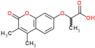 2-[(3,4-dimethyl-2-oxo-2H-chromen-7-yl)oxy]propanoic acid