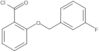 2-[(3-Fluorophenyl)methoxy]benzoyl chloride