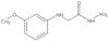 N-(3-Methoxyphenyl)glycine hydrazide