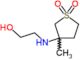 2-[(Tetrahydro-3-methyl-1,1-dioxido-3-thienyl)amino]ethanol