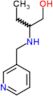 1-Butanol, 2-[(3-pyridinylmethyl)amino]-