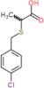 2-[(4-chlorobenzyl)sulfanyl]propanoic acid