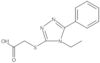 2-[(4-Ethyl-5-phenyl-4H-1,2,4-triazol-3-yl)thio]acetic acid