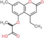 2-[(4-ethyl-7-methyl-2-oxo-2H-chromen-5-yl)oxy]propanoic acid