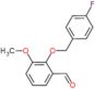 2-[(4-fluorobenzyl)oxy]-3-methoxybenzaldehyde