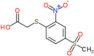 {[4-(methylsulfonyl)-2-nitrophenyl]sulfanyl}acetic acid