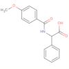 Benzeneacetic acid, a-[(4-methoxybenzoyl)amino]-