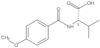 (2R)-2-[(4-methoxybenzoyl)amino]-3-methylbutanoate